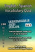 English - Spanish Vocabulary Quiz - Match the Words - Volume 2 by Helloword