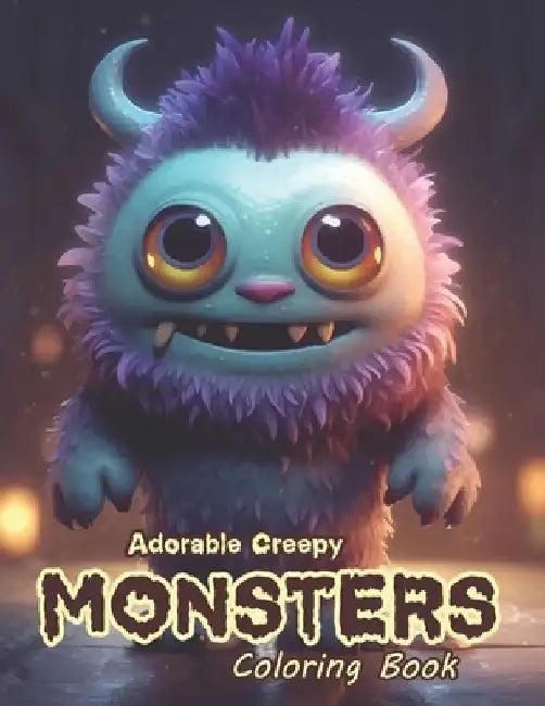 Adorable Creepy Monsters Coloring Book: creepy kawaii monsters coloring book by Creatureslikeus Press