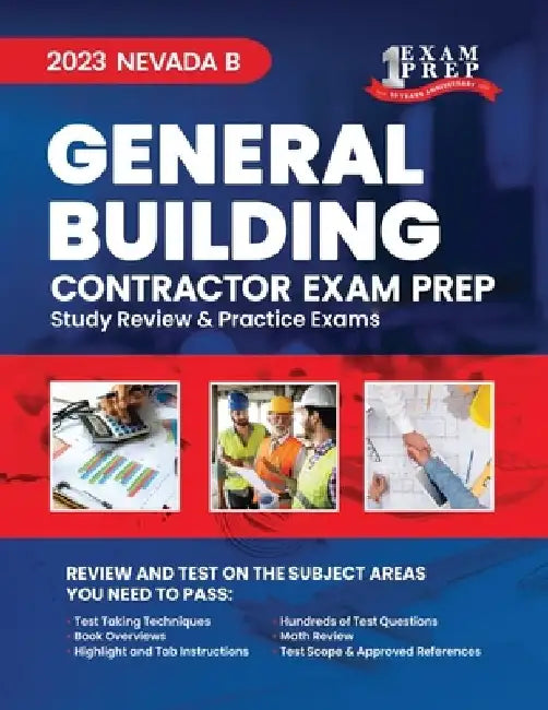 2023 Nevada B General Building Contractor Exam Prep: 2023 Study Review & Practice Exams by Upstryve Inc