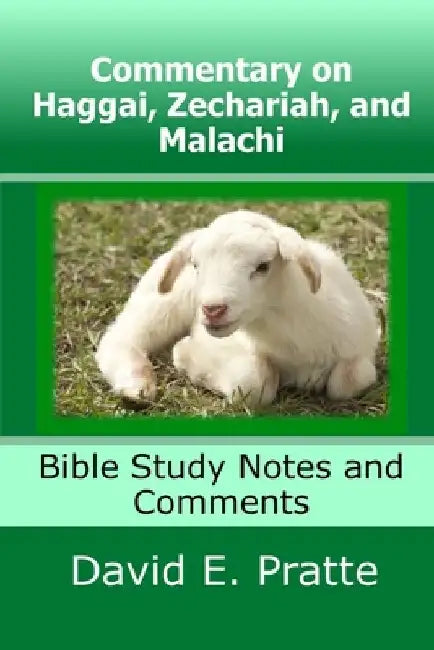 Commentary on Haggai, Zechariah, and Malachi: Bible Study Notes and Comments by David E. Pratte