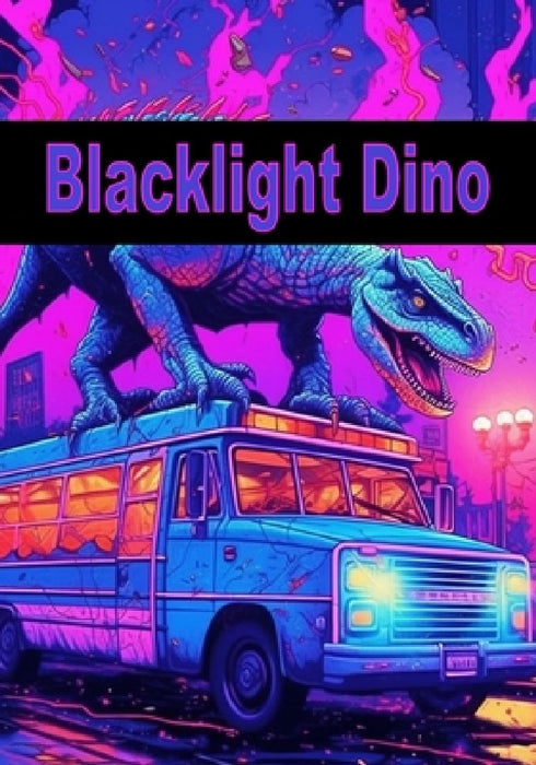 Blacklight Dino by Tiki Bob