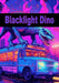 Blacklight Dino by Tiki Bob