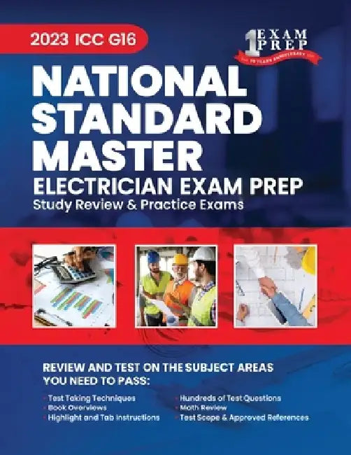 2023 ICC G16 National Standard Master Electrician Prep: 2023 Study Review & Practice Exams by Upstryve Inc