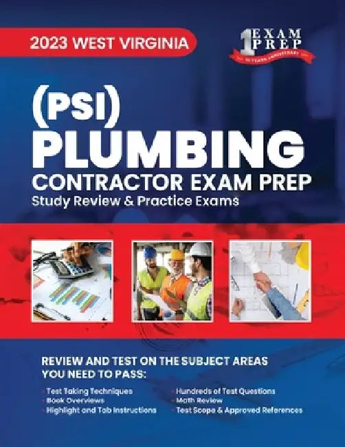 2023 West Virginia Plumbing Contractor (PSI): 2023 Study Review & Practice Exams by Upstryve Inc