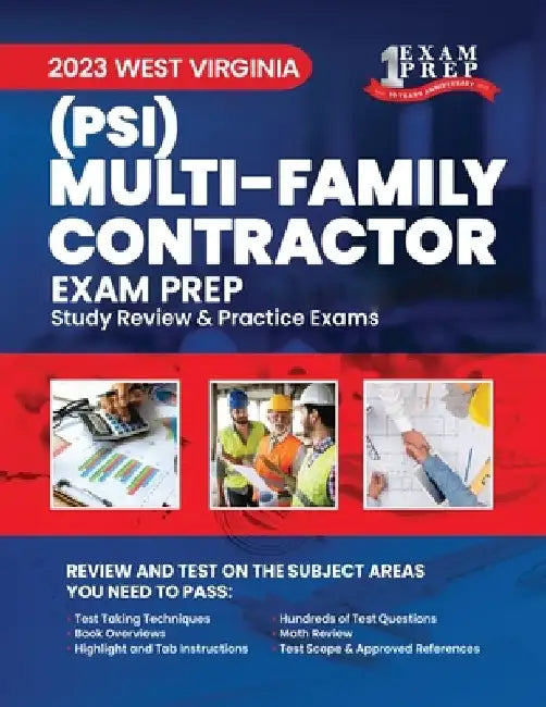 2023 West Virginia Multi-Family Contractor (PSI): 2023 Study Review & Practice Exams by Upstryve Inc