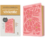 Biblia Ultrafina Ntv, Letra Grande Con Filament (Sentipiel, Flores Rosa, Letra Roja) by Tyndale