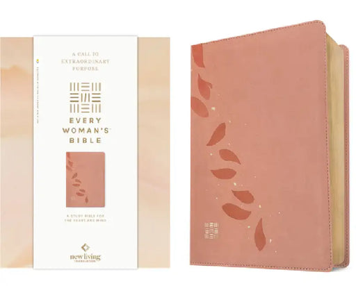 NLT Every Woman's Bible, Filament Enabled (Leatherlike, Pink Petals, Red Letter) by New Living Translation
