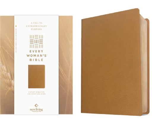 NLT Every Woman's Bible, Filament Enabled (Genuine Leather, Camel, Red Letter) by New Living Translation, Tyndale, Naomi Cramer Overton