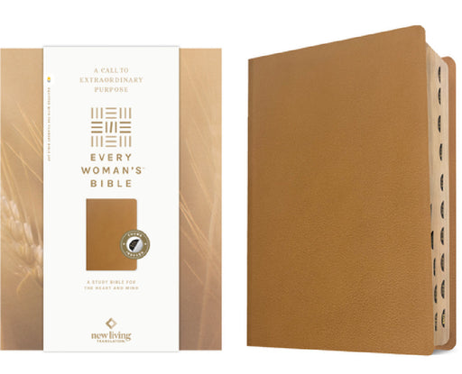 NLT Every Woman's Bible, Filament Enabled (Genuine Leather, Camel, Indexed, Red Letter) by New Living Translation, Tyndale, Naomi Cramer Overton