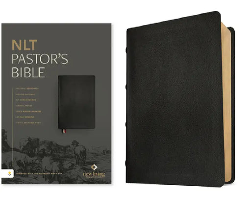 NLT Pastor's Bible, Filament Enabled (Genuine Leather, Black, Red Letter) by New Living Translation, Tyndale
