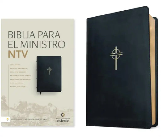 Biblia Para El Ministro Ntv, Letra Grande Con Filament (Sentipiel, Negro, Letra Roja) by Tyndale, Nueva Traducción Viviente