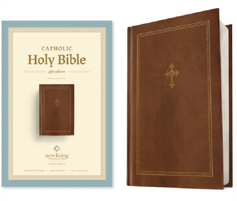 NLT Catholic Holy Bible, Gift Edition (Hardcover Leatherlike) by New Living Translation, Tyndale