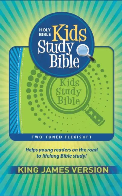KJV Kids Study Bible (Flexisoft, Green/Blue, Red Letter) by Hendrickson Publishers