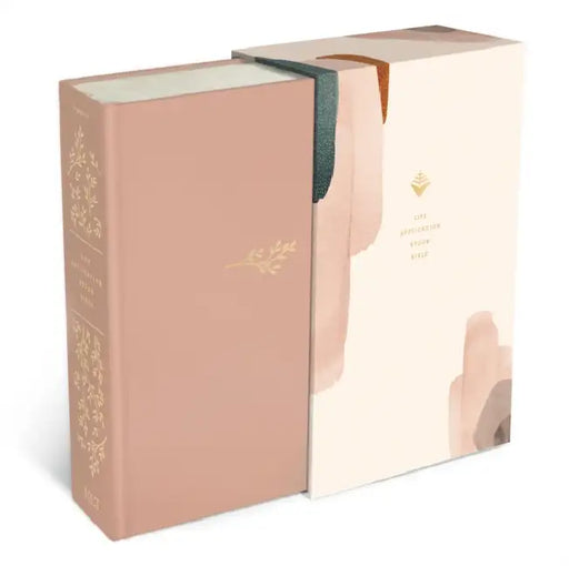 NLT Life Application Study Bible, Third Edition (Hardcover Cloth, Soft Pink, Red Letter) by New Living Translation, Tyndale