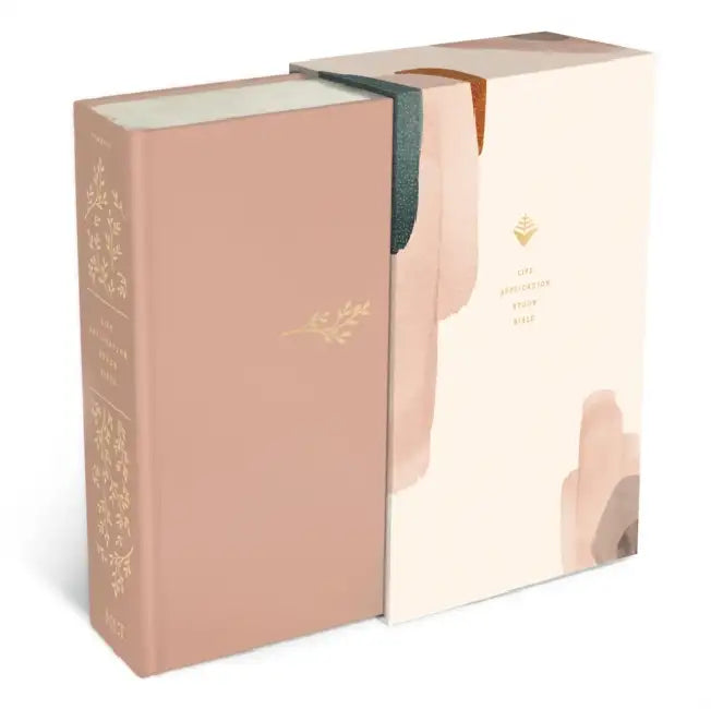NLT Life Application Study Bible, Third Edition (Hardcover Cloth, Soft Pink, Red Letter) by New Living Translation, Tyndale