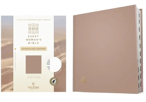 NLT Every Woman's Bible, Journaling Edition, Filament Enabled (Hardcover, Sand, Indexed, Red Letter) by New Living Translation, Tyndale, Naomi Cramer Overton
