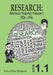 Research: Reference Material, Volume 1 by Richard Kiser Bridgforth