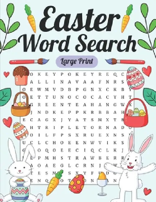 Large Print Easter Word Search: Easter Word Find Puzzle Activity Book, Perfect Vacation Gift by Jessica B. Aragon Aragon