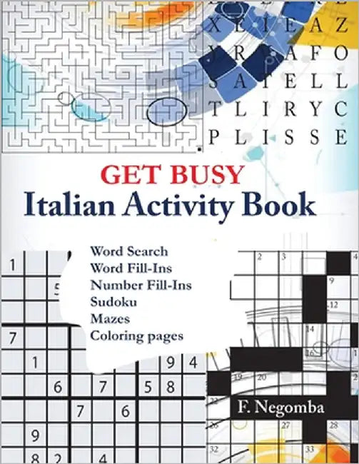 GET BUSY Italian Activity Book by Negomba, F.