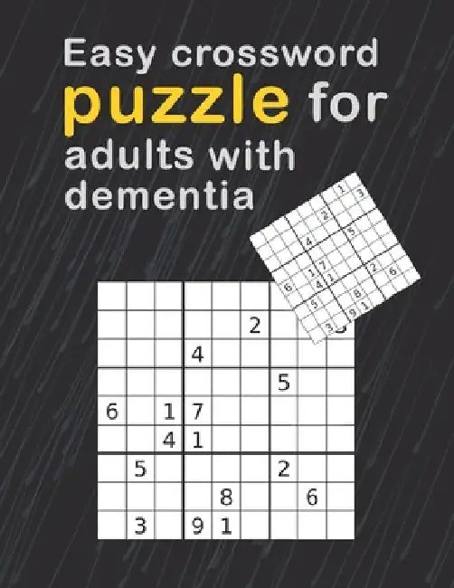 Easy Crossword Puzzles For Adults With dementia: Crossword Puzzle Books For Adults Easy Crosswords Puzzle Book Puzzles & Trivia Challenges Specially D by Luxurymedia Press