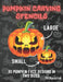 Pumpkin Carving Stencils: 30 Pumpkin Face Designs in Two Sizes Small and Large Pumpkin Cutting Patterns for Halloween Funny and Scary by Jack Publish