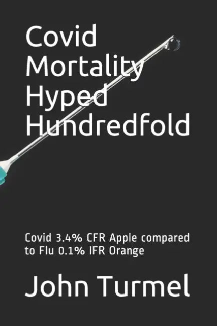 Covid Mortality Hyped Hundredfold: Covid 3.4% CFR Apple compared to Flu 0.1% IFR Orange by Jane Huffman