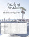 Puzzle set for adults: The best activity for the mind Part 6 by Ryan Hill