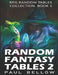 Random Fantasy Tables 2: Fantasy Role-Playing Ideas for Game Masters D100 by Litrpg Adventures