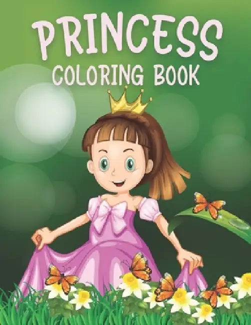Princess Coloring Book: 50 Cute Unique Coloring Pages by Rr Publications