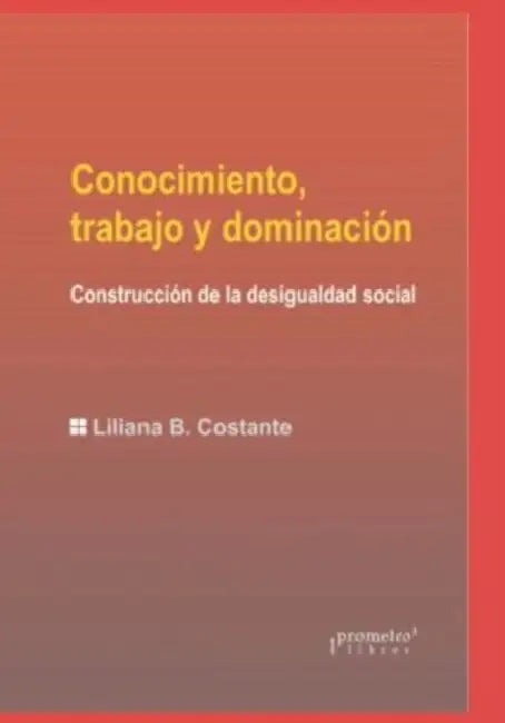 Conocimiento, trabajo y dominación: Construcción de la desigualdad social by Horacio Corti, Liliana D. Constante