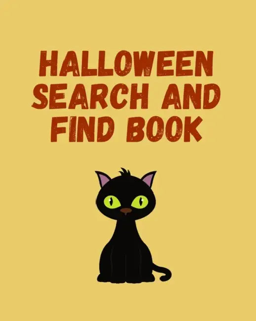 Halloween Search And Find Book: Spooky eerie Hidden Pictures for Kids by Kitten Fisher