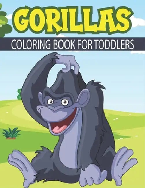 Gorillas Coloring Book For Kids: Large Gorilla Coloring Book by Rr Publications