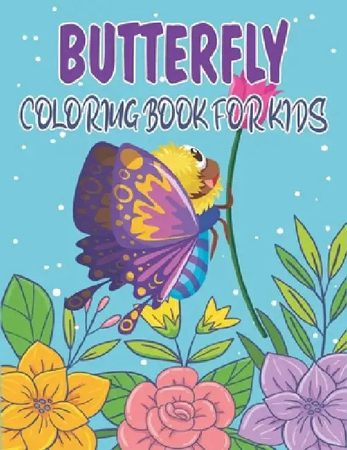 Butterfly Coloring Book For Kids: Collection of 50+ Amazing Butterfly Coloring Pages by Rr Publications