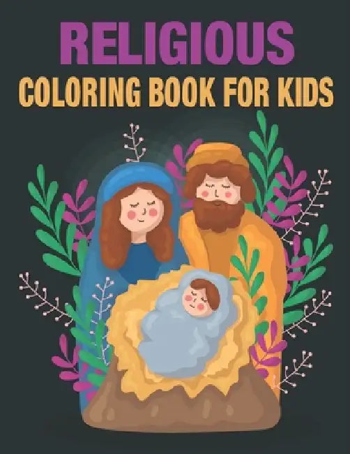 Religious Coloring Book for kids: A Christmas Bible Coloring Book by Rr Publications