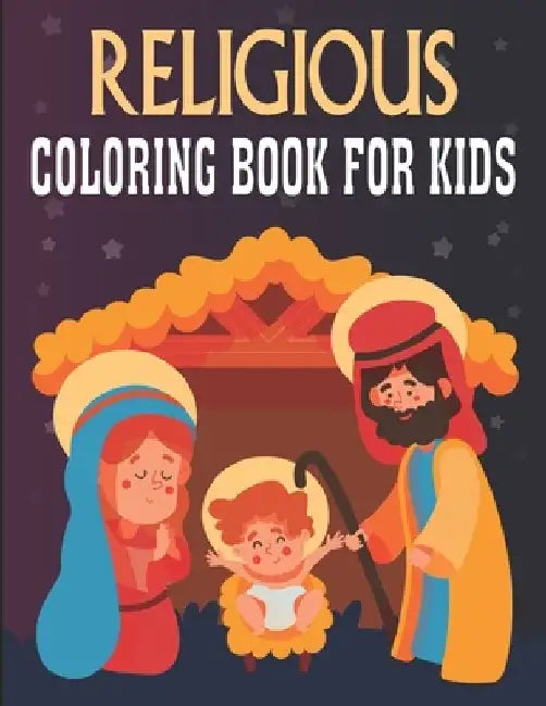 Religious Coloring Book for kids: Nativity Coloring Book Contains 50 page drawings by Rr Publications