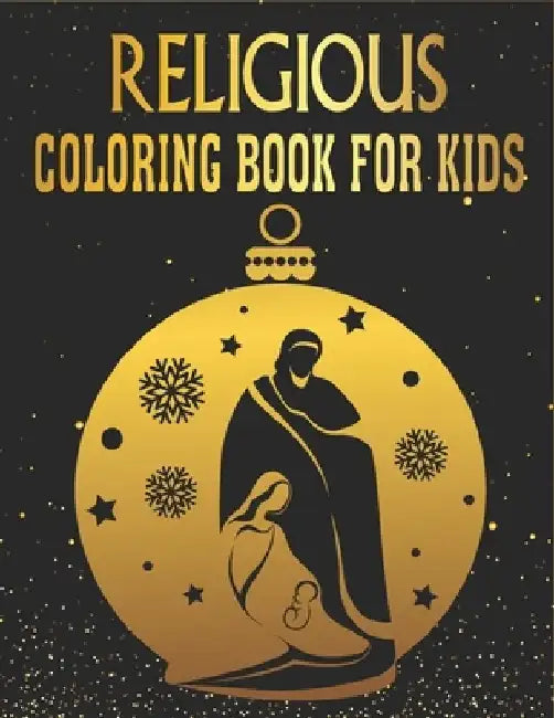 Religious Coloring Book for kids: Large Print Nativity Coloring Book by Rr Publications