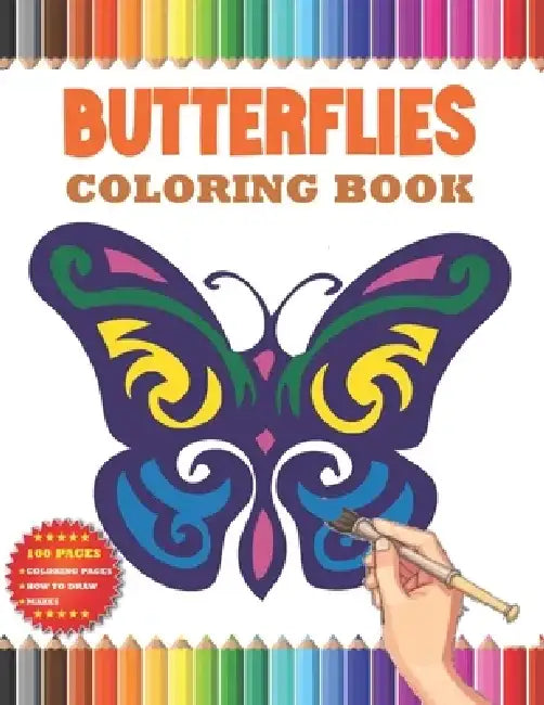 Butterflies coloring book: Butterfly activity book for kids .an ideal gift for children. by Cruze Faster