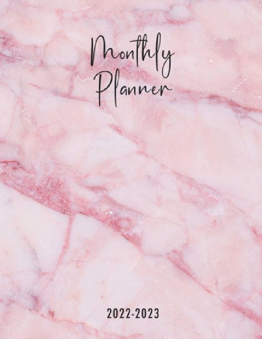 Montlhy Planner 2022-2023: Pink monthly planner to organize your day with mandala drawings by Rosa Pastello