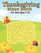Thanksgiving Maze Book For Kids Ages 5-10 by Nasheem Yeash