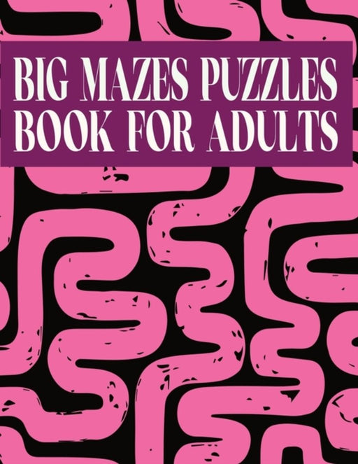 Big Mazes Puzzles Book For Adults: 200 Mazes in Variety of puzzle styles Challenging with Hard Mazes Puzzles Book for Adults. by Print House, Kr