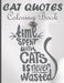 Cat Quotes Coloring Book: Cat Mom Quotes Coloring Book; Perfect for girls/ Adults Cat Coloring Book by Af Book Publisher