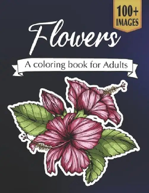 Flowers A coloring book for adults by Ann Bell