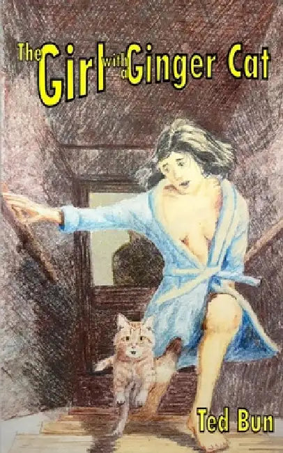 The Girl with a Ginger Cat by Ted Bun