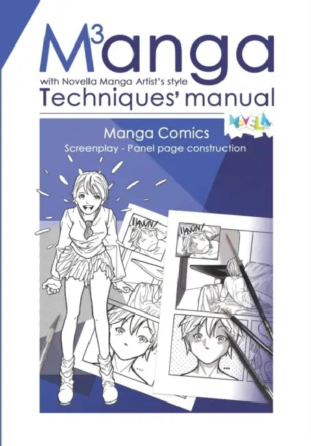 Manual of Manga Techniques. Chapter 3: Manga Comics, Screenplay, Panel page construction by Regina Kehn