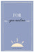 For You and Me by Jessica Weekes