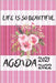 Agenda 2021/2022: Planner semainier aôut 2021-aôut 2022 simple et efficace. Idéal pour enseignant, ado, public large. Indispensable pour by Wesh, Bada