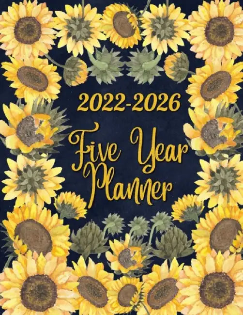 2022-2026 Five Year Monthly Planner: by Journals Press Chill