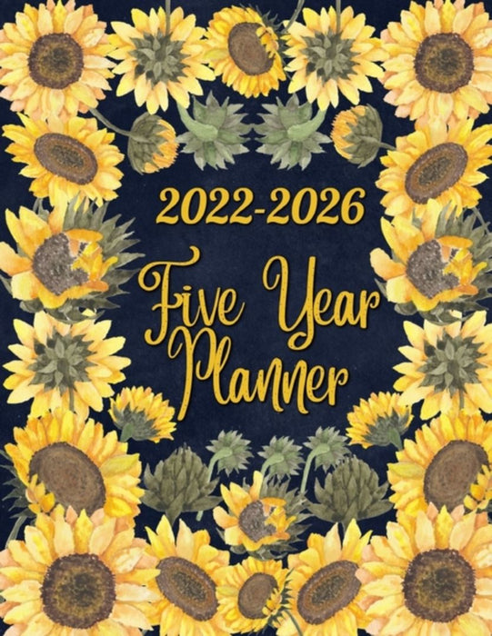 2022-2026 Five Year Monthly Planner: by Journals Press Chill