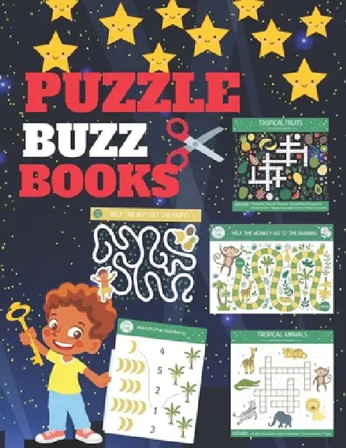 Puzzle Buzz Books: Sharpen your pencils and start developing brainpower today, with the best brain health choice among the funniest puzzle books by Puzzle New