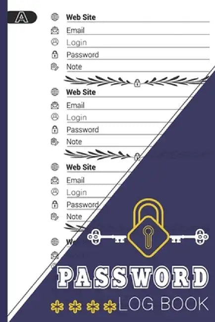 Password Log Book: Password Book with Alphabetical Tabs by Candelaria Noa Publishing